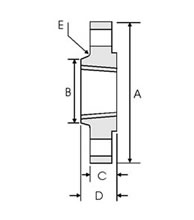 bs4504 flange, threaded flange, screwed flange